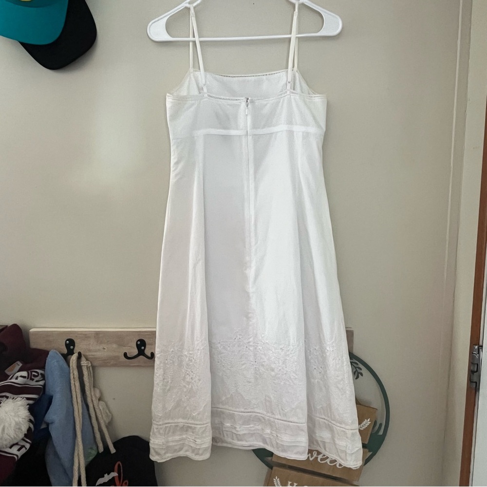 Earlier 2000’s Style White Spaghetti Strap Dress - Picture 2 of 5